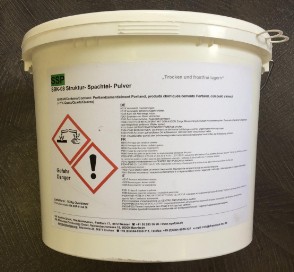 Betonkosmetik SSP Betonkosmetik-Pulver SSP, für Spritzbeton und Spachtelverarbeitung