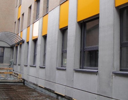 Wichtig für die Betonkosmetik Optik vor der mineralischen Bearbeitung mit der Betonkosmetik SBK-08