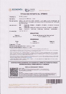 Mexikanisches Patent Synfola GmbH