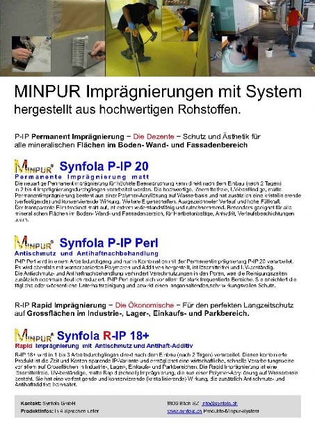 Synfola Reportage Minpur Imprägnierungen Spectrooms 2018